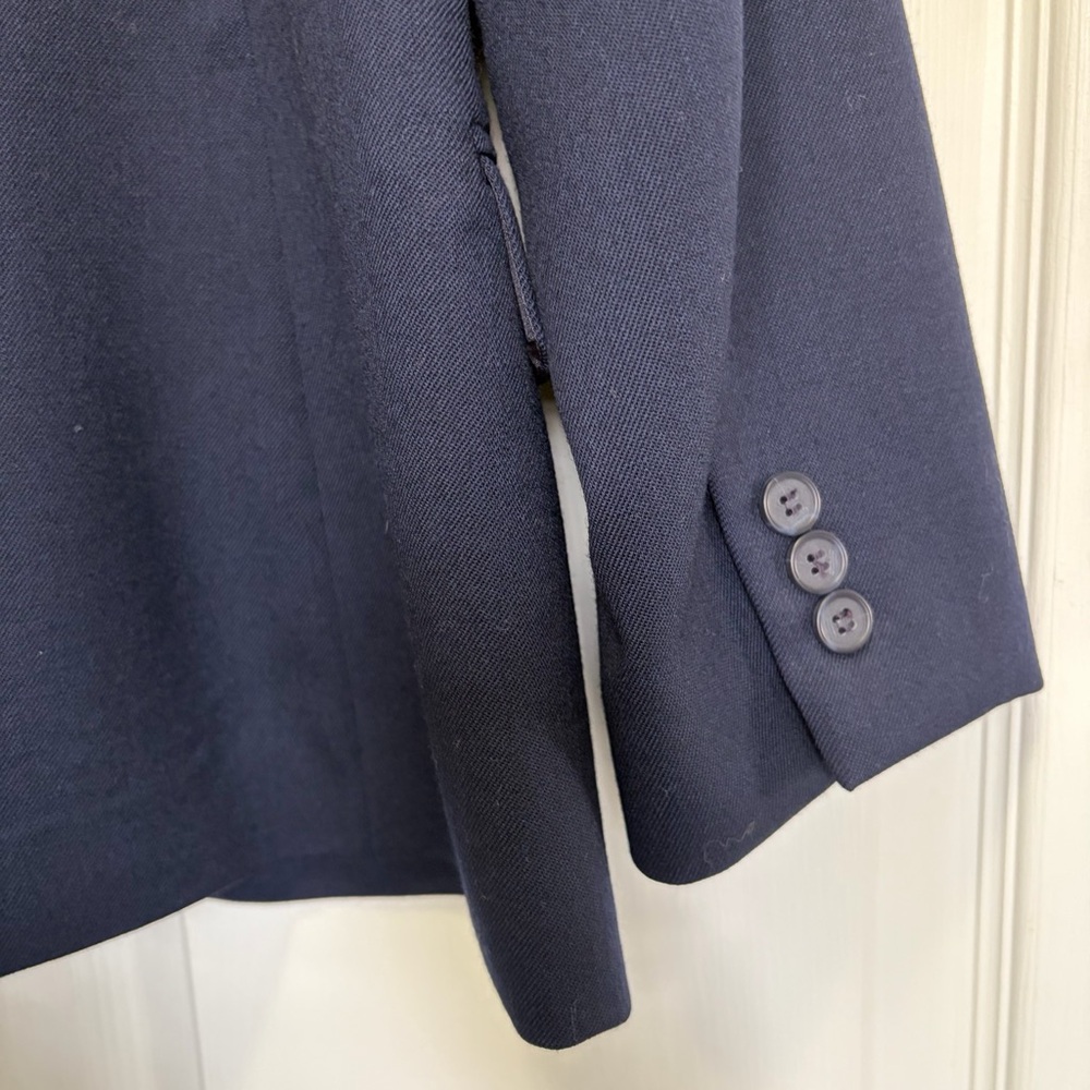 Pendleton Navy Single-Button Women's Blazer 100% … - image 7